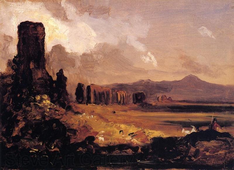 Thomas Cole Campagna di Roma Spain oil painting art